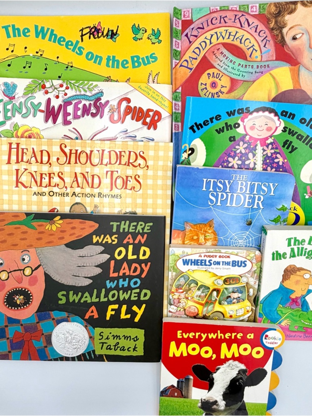 Children's 11 Book Bundle - Songs, Fingerplays, and Nursery Rhymes Collection